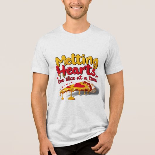 Melting Hearts, One Slice at a Time T-shirt (Voorkant)