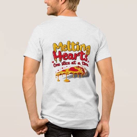 Melting Hearts, One Slice at a Time T-shirt (Achterkant)