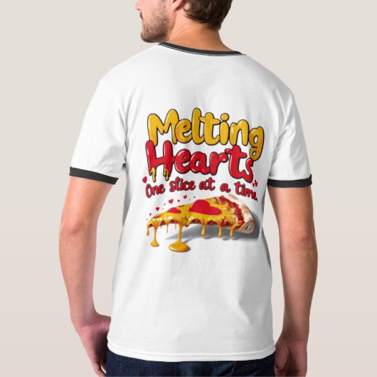 Melting Hearts, One Slice at a Time T-shirt (Achterkant volledig)