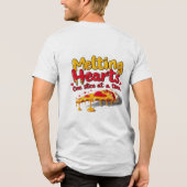 Melting Hearts, One Slice at a Time T-shirt (Achterkant)