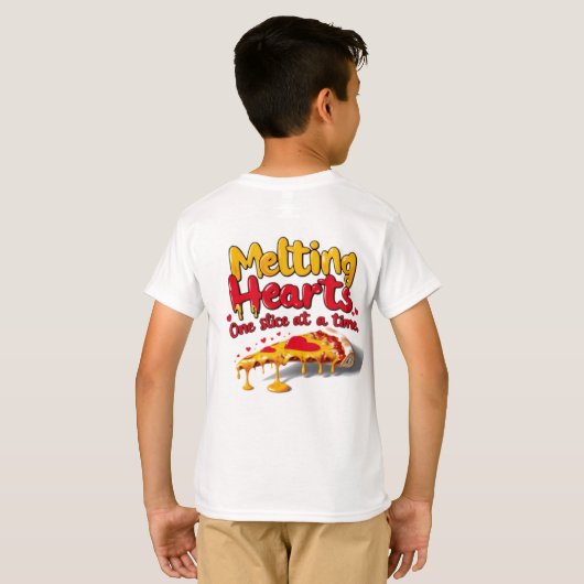 Melting Hearts, One Slice at a Time T-shirt (Achterkant volledig)