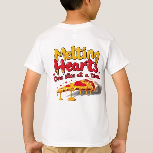 Melting Hearts, One Slice at a Time T-shirt (Achterkant)