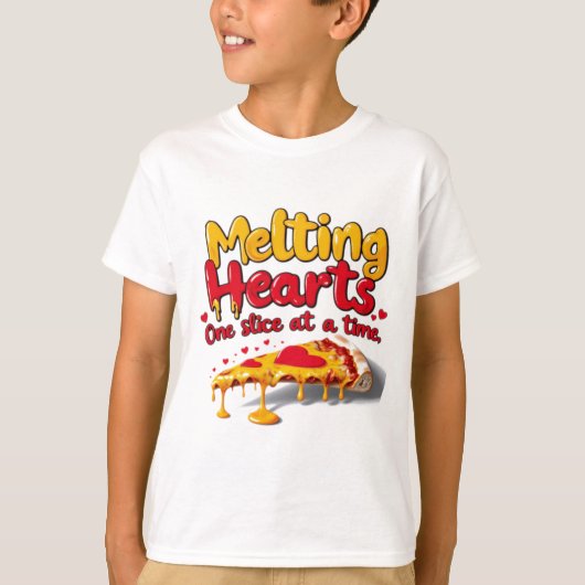 Melting Hearts, One Slice at a Time T-shirt (Voorkant)