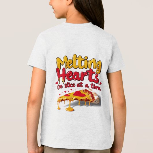 Melting Hearts, One Slice at a Time T-shirt (Achterkant)