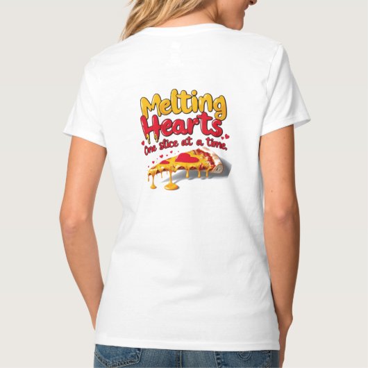 Melting Hearts, One Slice at a Time T-shirt (Achterkant)