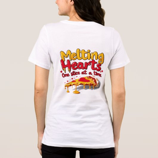 Melting Hearts, One Slice at a Time T-shirt (Achterkant)