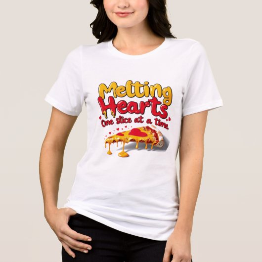 Melting Hearts, One Slice at a Time T-shirt (Voorkant)