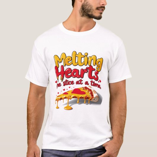 Melting Hearts, One Slice at a Time T-shirt (Voorkant)
