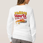 Melting Hearts, One Slice at a Time T-shirt (Achterkant)