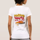 Melting Hearts, One Slice at a Time T-shirt (Achterkant)