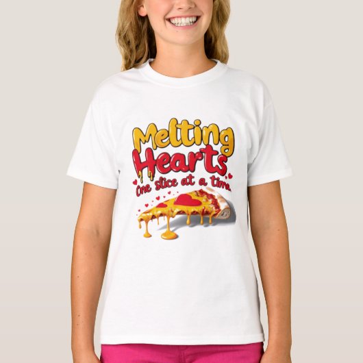 Melting Hearts, One Slice at a Time T-shirt (Voorkant)