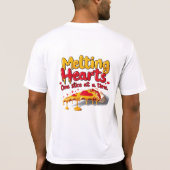 Melting Hearts, One Slice at a Time T-shirt (Achterkant)