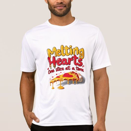 Melting Hearts, One Slice at a Time T-shirt (Voorkant)