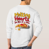 Melting Hearts, One Slice at a Time T-shirt (Achterkant)