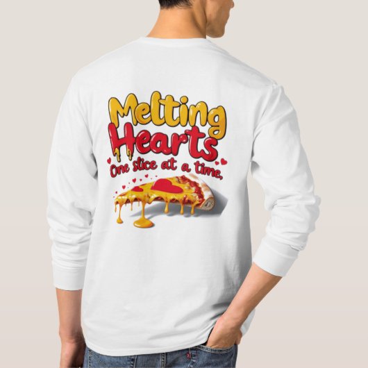 Melting Hearts, One Slice at a Time T-shirt (Achterkant)