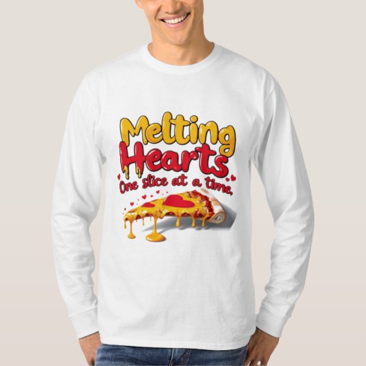 Melting Hearts, One Slice at a Time T-shirt (Voorkant)
