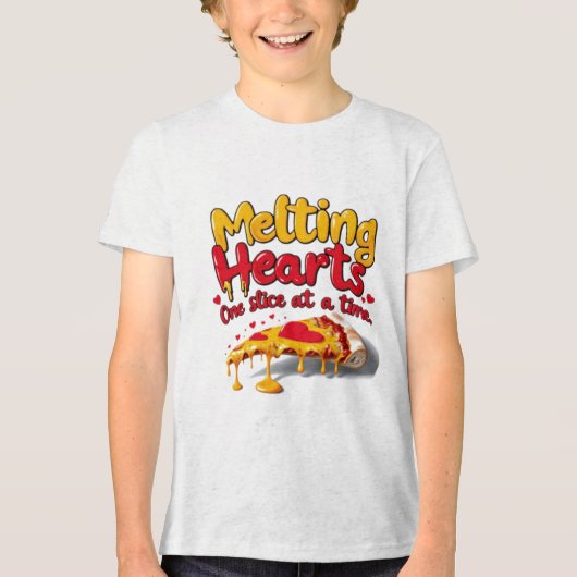 Melting Hearts, One Slice at a Time T-shirt (Voorkant)