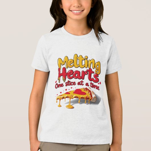 Melting Hearts, One Slice at a Time T-shirt (Voorkant)