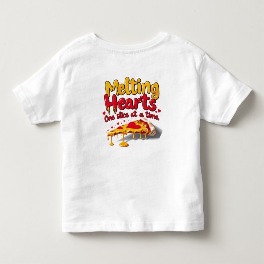 Melting Hearts, One Slice at a Time T-shirt (Achterkant)