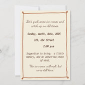 Melting Ice Cream & Old Stories – Warm Summer card Kaart (Achterkant)