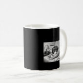 Melting Into Bed • Aesthetic Exhaustion Mug Koffiemok (Voorkant rechts)
