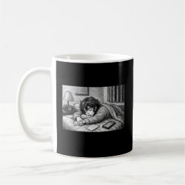 Melting Into Bed • Aesthetic Exhaustion Mug Koffiemok