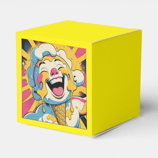 Melting Joy – Ice Cream Pop Art Explosion Bedankdoosjes (Achterkant)