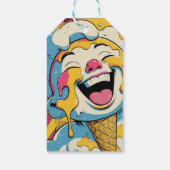 Melting Joy – Ice Cream Pop Art Explosion Cadeaulabel (Achterkant)