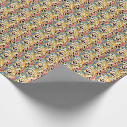 Melting Joy – Ice Cream Pop Art Explosion Cadeaupapier (Hoek)