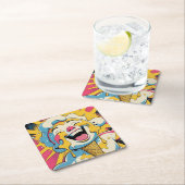 Melting Joy – Ice Cream Pop Art Explosion Kartonnen Onderzetters (Insitu)