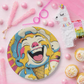 Melting Joy – Ice Cream Pop Art Explosion Papieren Bordje (Feest)