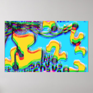 Melting Memphis Vibes III Poster