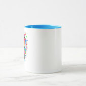 Melting Smiley Face Mug – Color Distortion Psyched Mok (Midden)