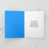 Melting Snowman January Birthday Aquarius  Kaart (Binnen)