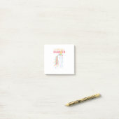 Melting Summer Unicorn Post-it® Notes (Op bureau)