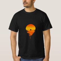 Melting Sunset Sailing Shirt – Surrealistische Oce