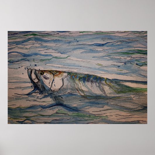 Melting Tarpon Poster (Voorkant)
