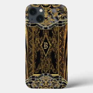 Meltizgaurd Protection Baroque Monogram iPhone 13 Hoesje