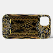 Meltizgaurd Protection Baroque Monogram Case-Mate iPhone Case (Achterkant (horizontaal))