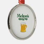 Melton's kerstboomornament metalen ornament (Rechts)