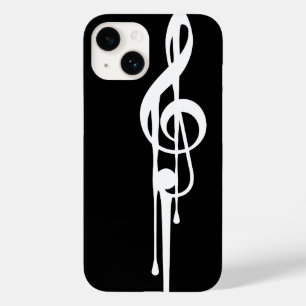 MELTPOINT BLACK White G-Clef Custom Color Case-Mate iPhone Case