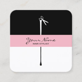 MELTPOINT-schaar Haarlijst Vierkante Visitekaartje