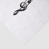 MELTPOINT WHITE Hot Black G-Clef Tissuepapier (Detail)