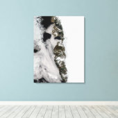 Meltwatervijvers langs de Groenlandse westkust Canvas Afdruk (Insitu (Houten vloer))