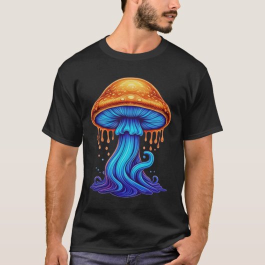 Melty Mushroom Vibes T-shirt (Voorkant)