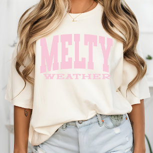 Melty Weer Zomer Vibes Shirt, Strandvakantie T-shirt