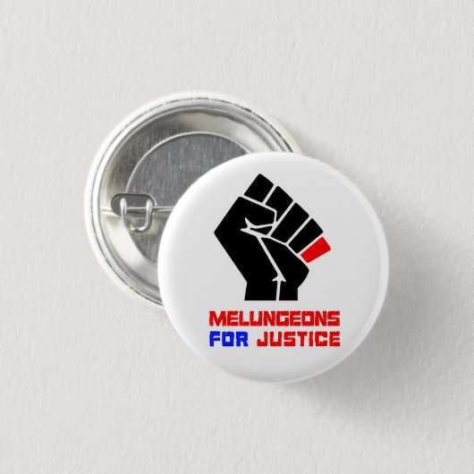 Melungeon Justice Ronde Button 3,2 Cm (Voorkant /achterkant)