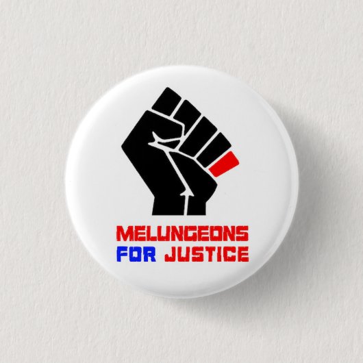 Melungeon Justice Ronde Button 3,2 Cm (Voorkant)