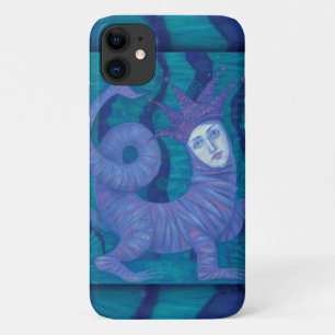 Melusine, Melusina, fantasie, surrealistisch, wate iPhone 11 Hoesje