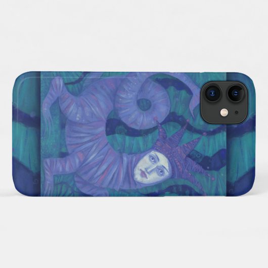 Melusine, Melusina, fantasie, surrealistisch, wate Case-Mate iPhone Case (Achterkant (horizontaal))